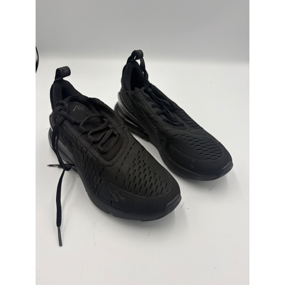 Nike Air Max 270 Triple Black Running Shoes AH6789-006 Womens Size 6 Mens 4.5